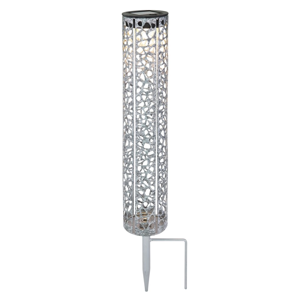 Globo Lámpara solar LED Plata, 1 luz main product photo