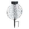 Globo Lámpara solar LED Plata, 1 luz