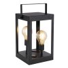 Globo Lámpara solar LED Negro, 2 luces
