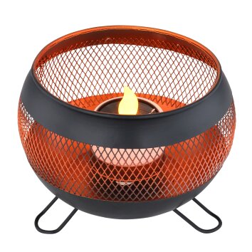 Globo Lámpara solar LED Negro, 1 luz Globo Lámpara solar LED Negro, 1 luz