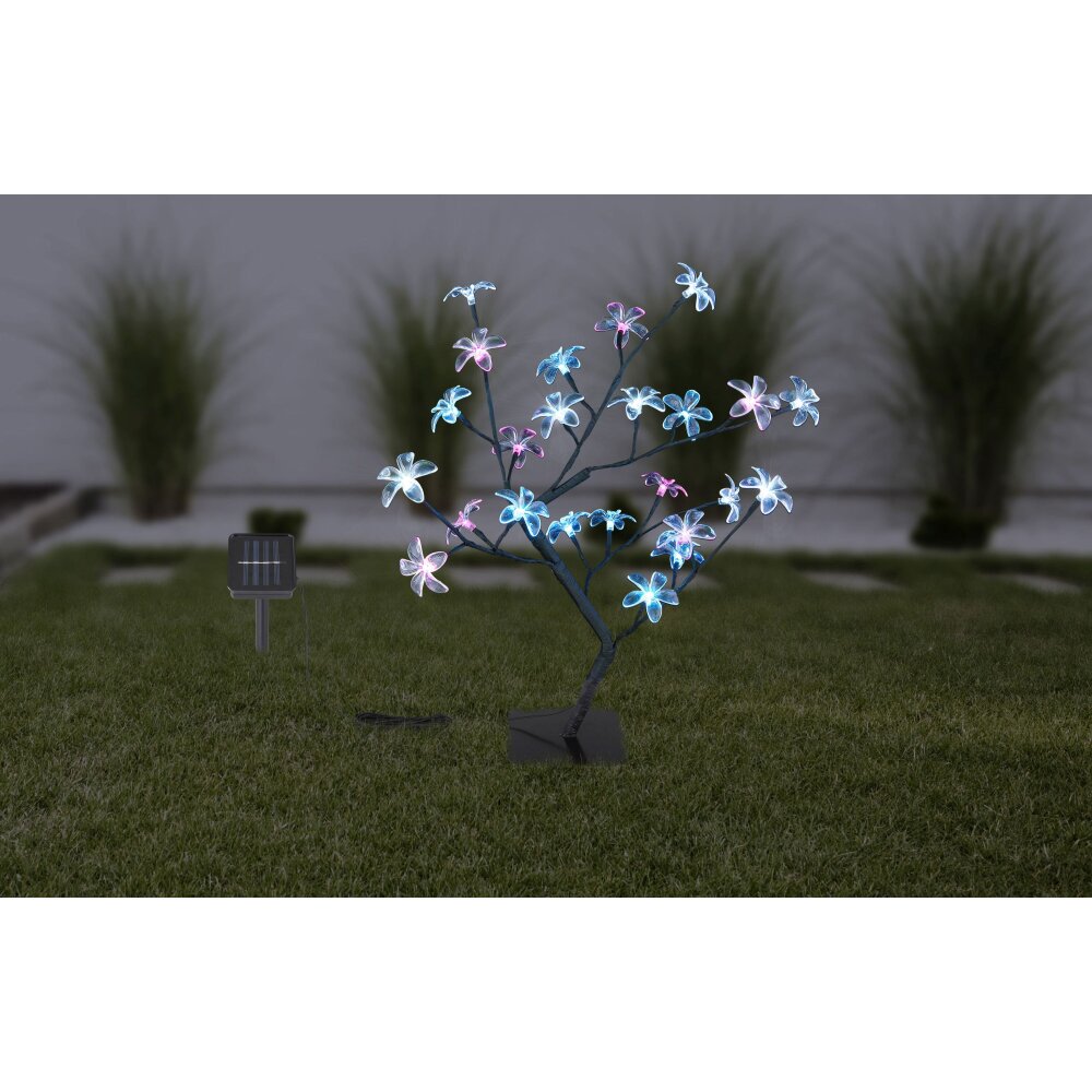 Globo Lámpara solar LED Negro, 8 luces main product photo