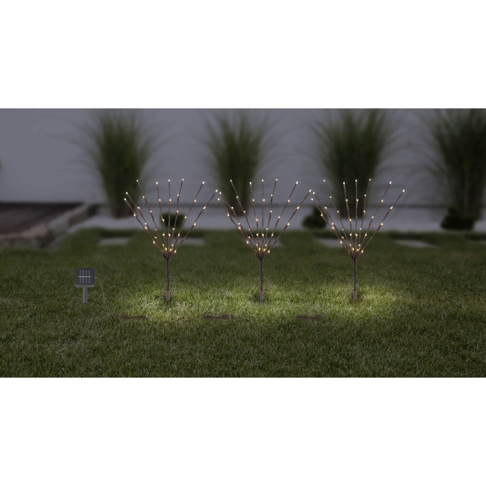 Globo Lámpara solar LED Marrón, 120 luces main product photo