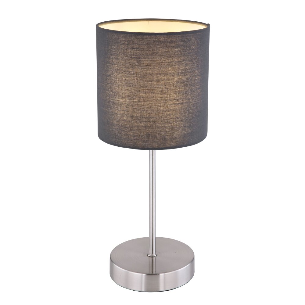 Globo SANNA Lámpara de mesa Níquel-mate, 1 luz main product photo