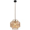 Globo ROPE Lámpara Colgante Negro, 1 luz