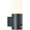 Brillliant Aberdeen Aplique para exterior Negro, 1 luz, Sensor de movimiento