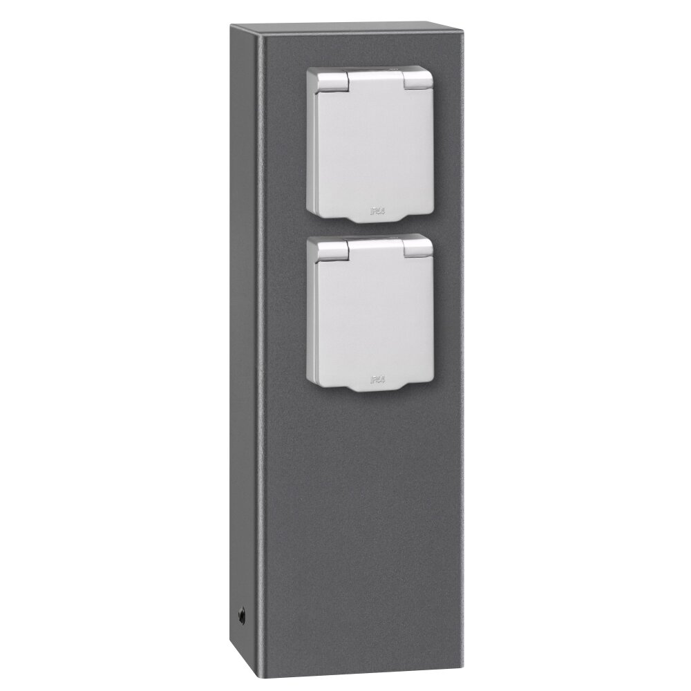 LCD 18 Columna caja de enchufes Negro main product photo