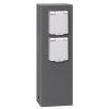 LCD 18 Columna caja de enchufes Negro
