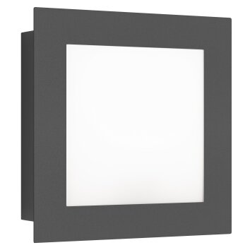 LCD 3007LED Aplique para exterior Negro, 1 luz