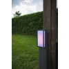 Lutec QUBO Poste de Jardín LED Antracita, 1 luz, Cambia de color