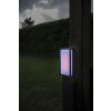 Lutec QUBO Poste de Jardín LED Antracita, 1 luz, Cambia de color