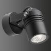 LCD 5019 Aplique para exterior LED Negro, 1 luz