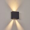 Spidern Aplique para exterior LED Negro, 1 luz