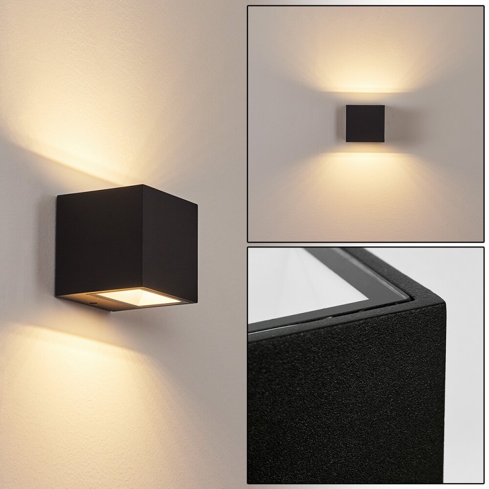 Spidern Aplique para exterior LED Negro, 1 luz main product photo