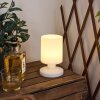 Dulce Lámpara de mesa LED Blanca, 1 luz