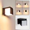 Swanek Aplique para exterior LED Negro, 1 luz