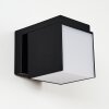 Swanek Aplique para exterior LED Negro, 1 luz