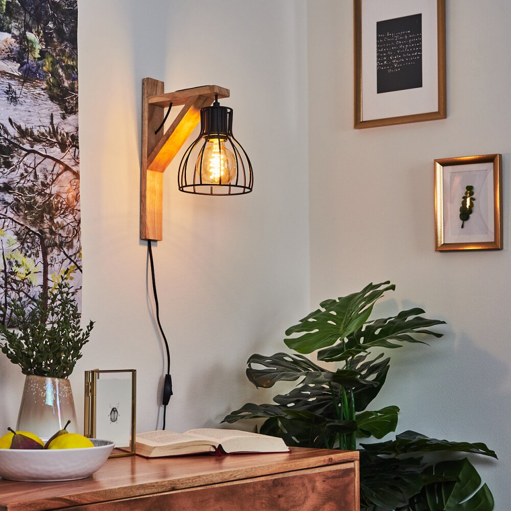 Sunnyvale Aplique Madera clara, 1 luz main product photo