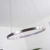 Calcium Lámpara Colgante LED Níquel-mate, 1 luz