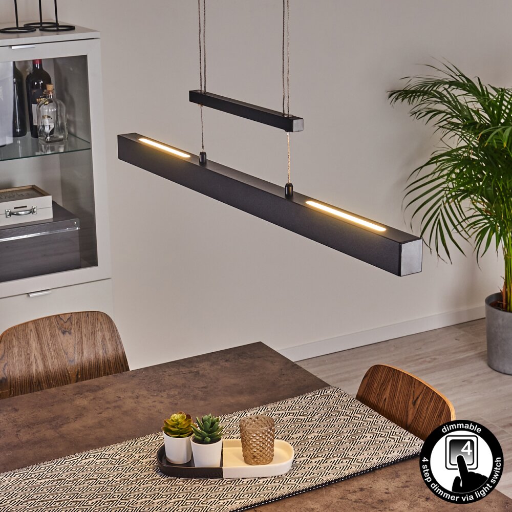 Ifo Lámpara Colgante LED Negro, 1 luz main product photo
