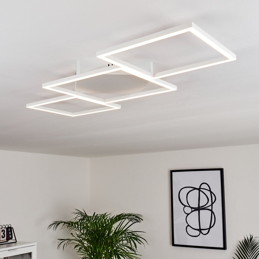 Pourao Lámpara de Techo LED Blanca, 1 luz main product photo