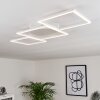 Pourao Lámpara de Techo LED Blanca, 1 luz