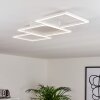 Pourao Lámpara de Techo LED Blanca, 1 luz