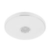 Eglo MILAZZO Lámpara de Techo LED Blanca, 1 luz, Mando a distancia, Cambia de color