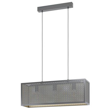 Eglo SALLICANO Lámpara Colgante dorado, Negro, 3 luces