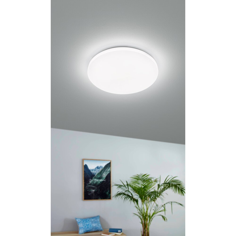 Eglo FRANIA-M Lámpara de Techo LED Blanca, 1 luz, Sensor de movimiento main product photo