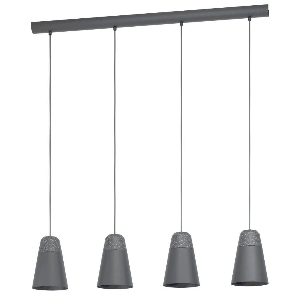 Eglo CANTERRAS Lámpara Colgante Negro, 4 luces main product photo