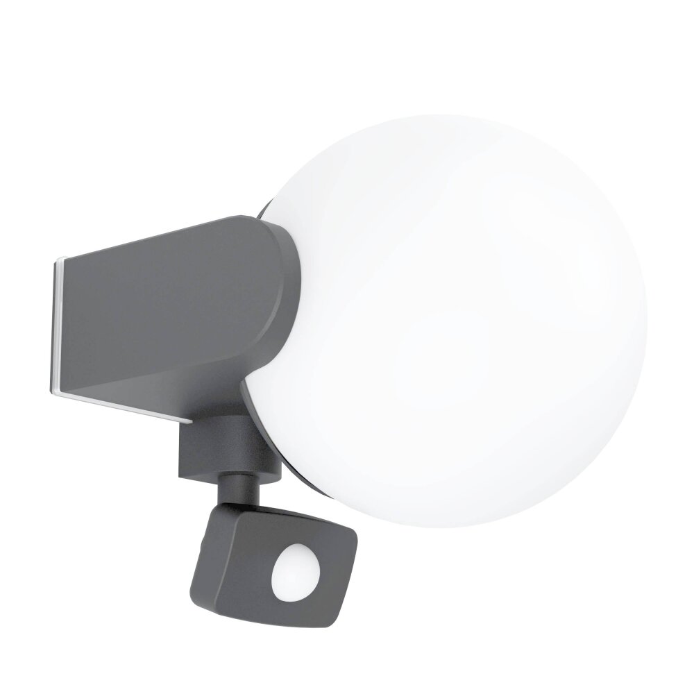 Eglo RUBIO Aplique para exterior Negro, 1 luz, Sensor de movimiento main product photo