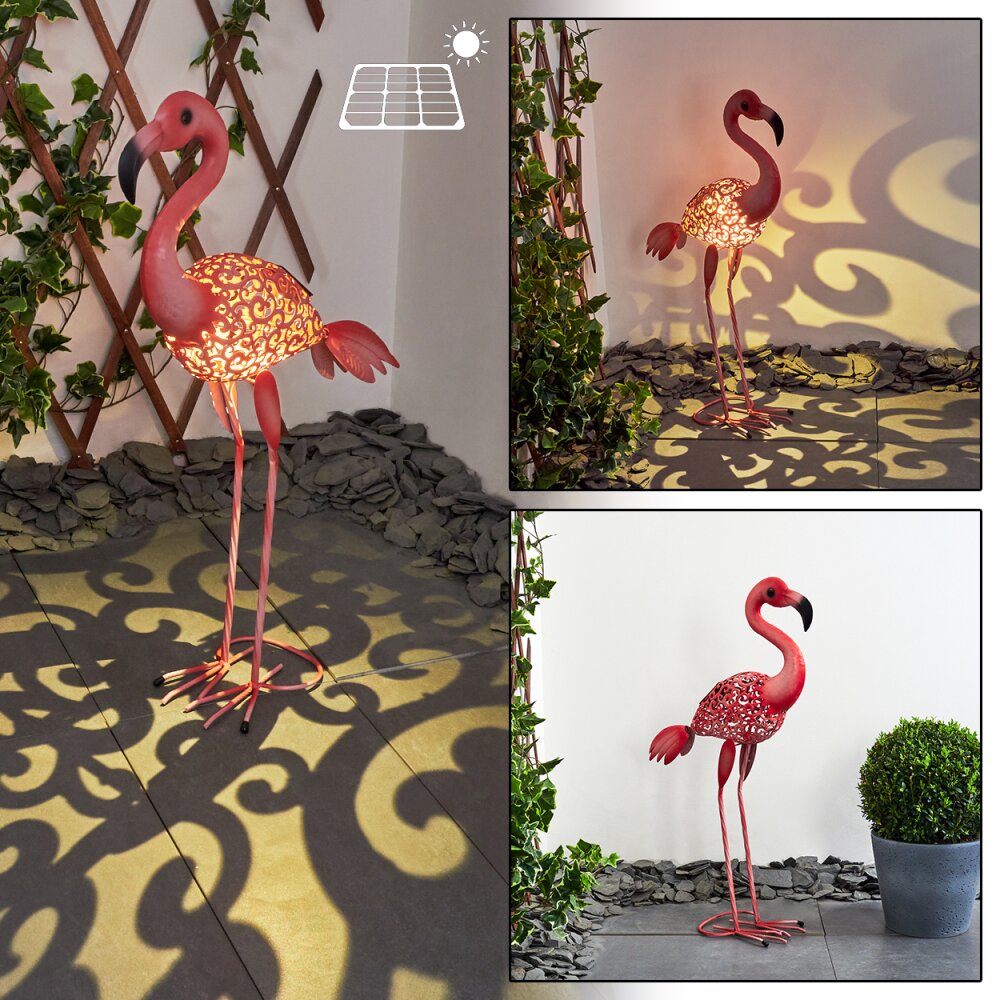 Korro Lámpara solar LED Rosa, Negro, 1 luz main product photo