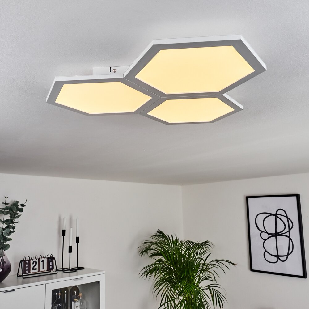 Fanebal Lámpara de Techo LED Blanca, 1 luz main product photo