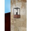 Trio Garonne Aplique para exterior Madera oscura, Níquel-mate, 1 luz