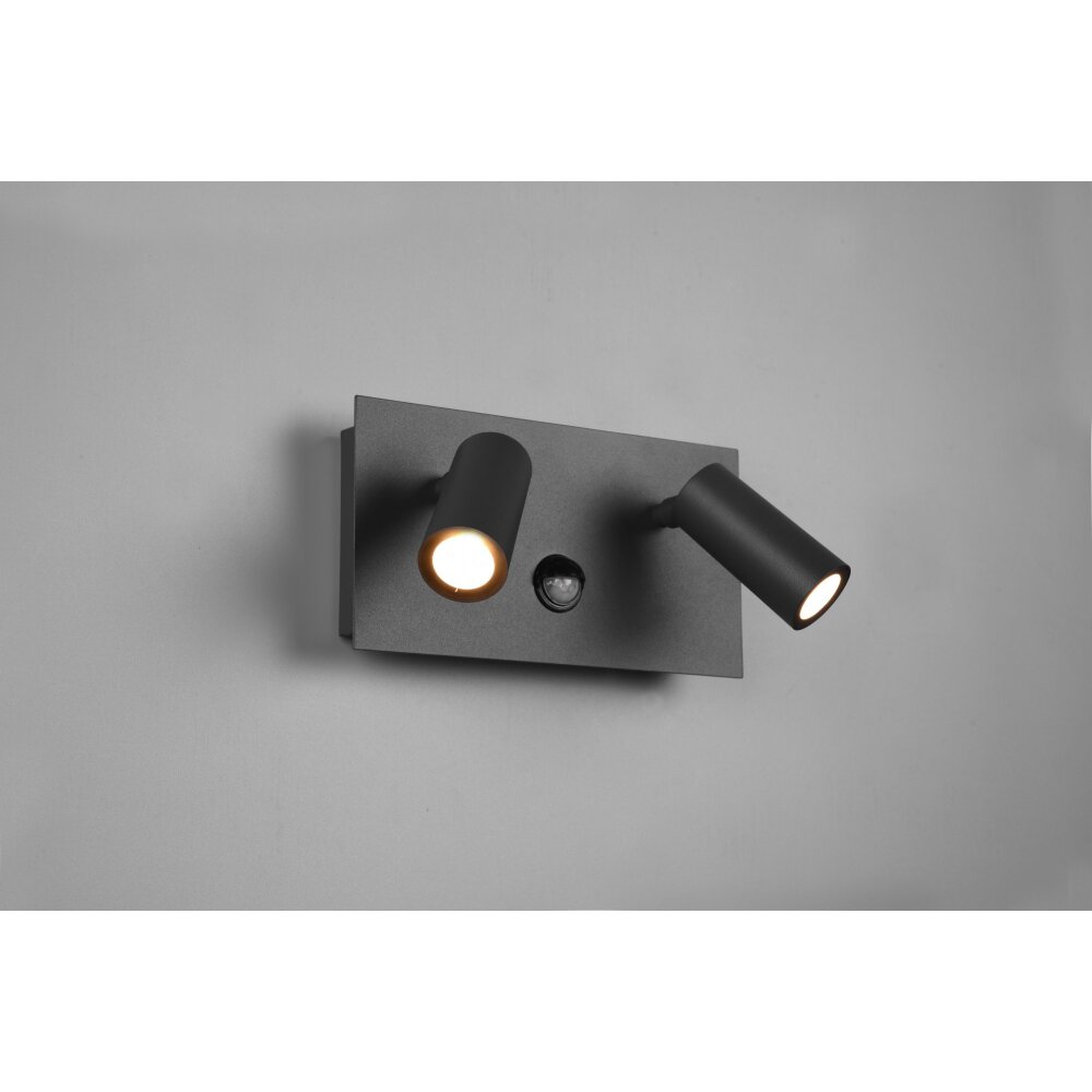 Trio Tunga Aplique para exterior LED Antracita, 2 luces, Sensor de movimiento main product photo