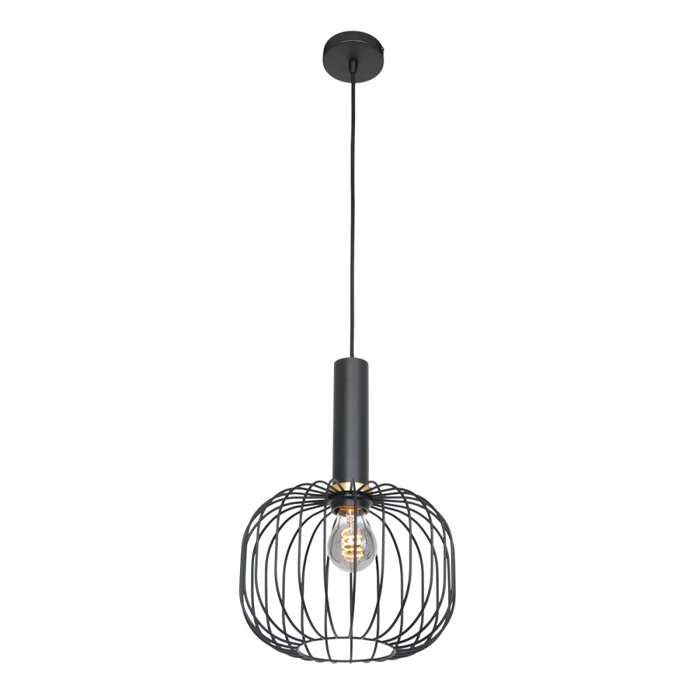 Steinhauer Aureole Lámpara Colgante Negro, 1 luz main product photo