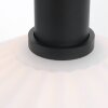 Steinhauer Verre Nervuré Lámpara Colgante Negro, 1 luz