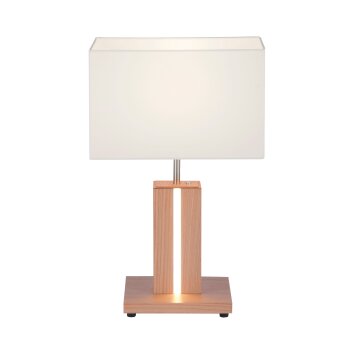 Leuchten Direkt AMADA Lámpara de mesa Madera clara, 1 luz Leuchten Direkt AMADA Lámpara de mesa Madera clara, 1 luz