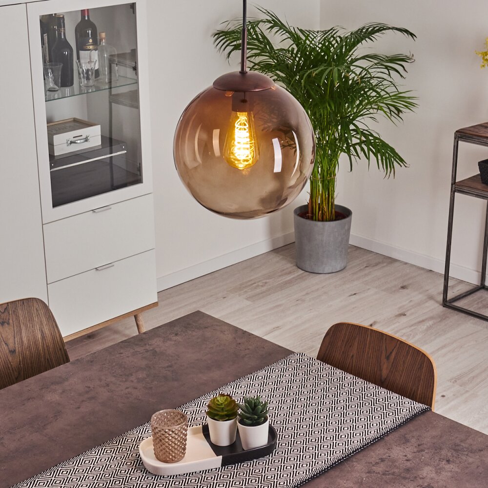 Degevos Lámpara Colgante Marrón, 1 luz main product photo
