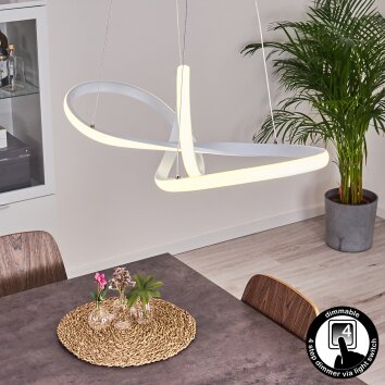 Pitasch Lámpara Colgante LED Blanca, 1 luz