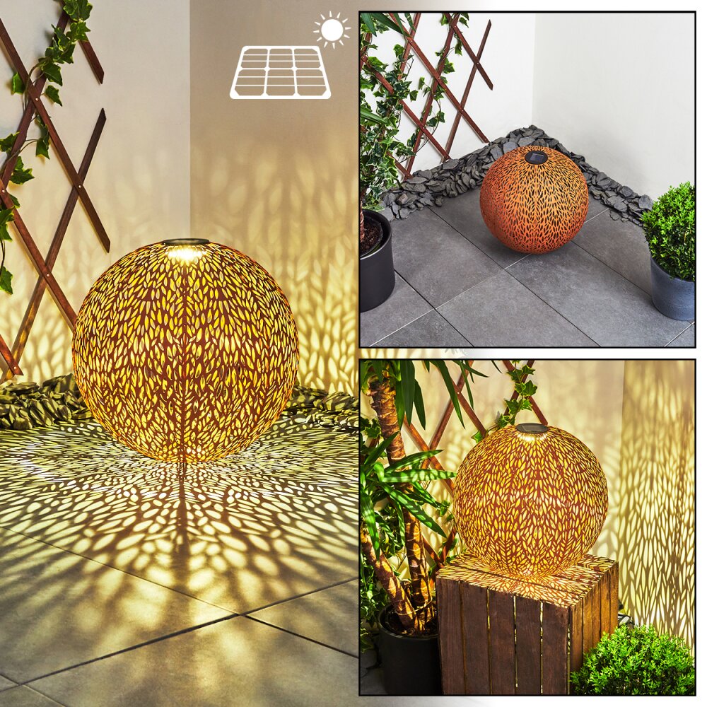 Samoao Lámpara solare LED Color óxido, Negro, 1 luz main product photo