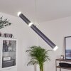 Térou Lámpara Colgante LED Antracita, 1 luz