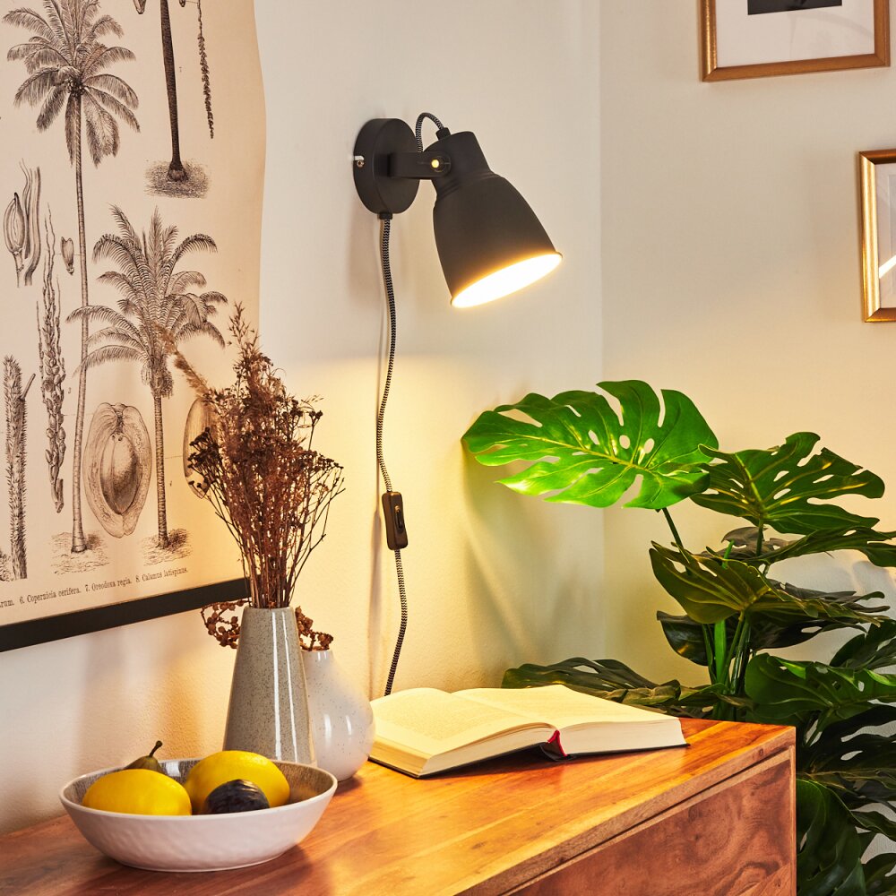 Leiwoma Aplique Negro, 1 luz main product photo