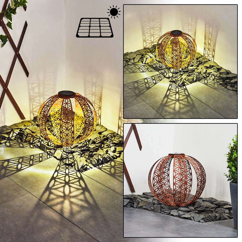 Wasalea Lámpara solare LED Bronce, Negro, 1 luz main product photo