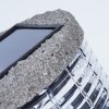 Mesabolo Lámpara solar LED Transparente, 1 luz