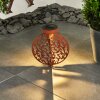 Mésan Lámpara solar LED Color óxido, Negro, 1 luz