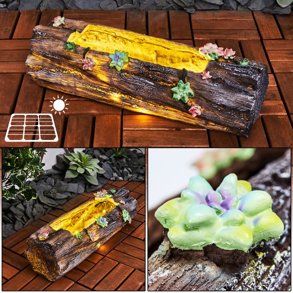 Samana Lámpara solar LED Marrón, Amarillo, Verde, Rosa, 20 luces main product photo