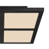 Globo SAHIDA Lámpara de Techo LED Negro, 1 luz, Mando a distancia, Cambia de color