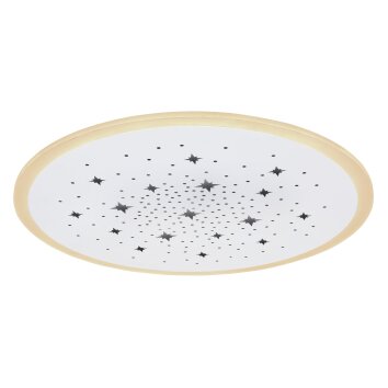 Globo MURPHY Lámpara de Techo LED Blanca, 1 luz, Mando a distancia, Cambia de color