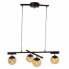 By Rydens Labelle Lámpara Colgante Negro, 4 luces